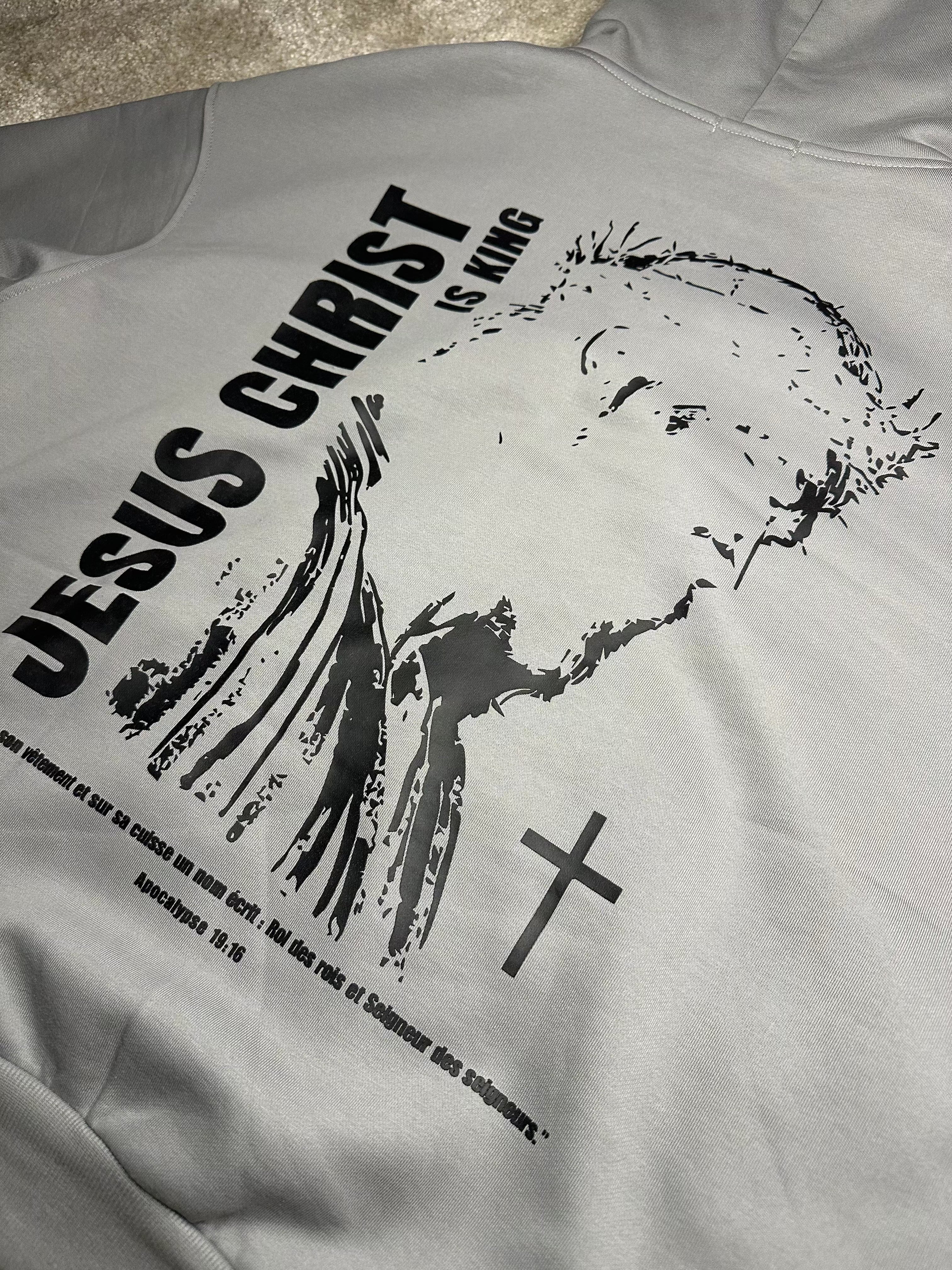 Hoodie Zippé "Jésus is King" SOUTH DRIP