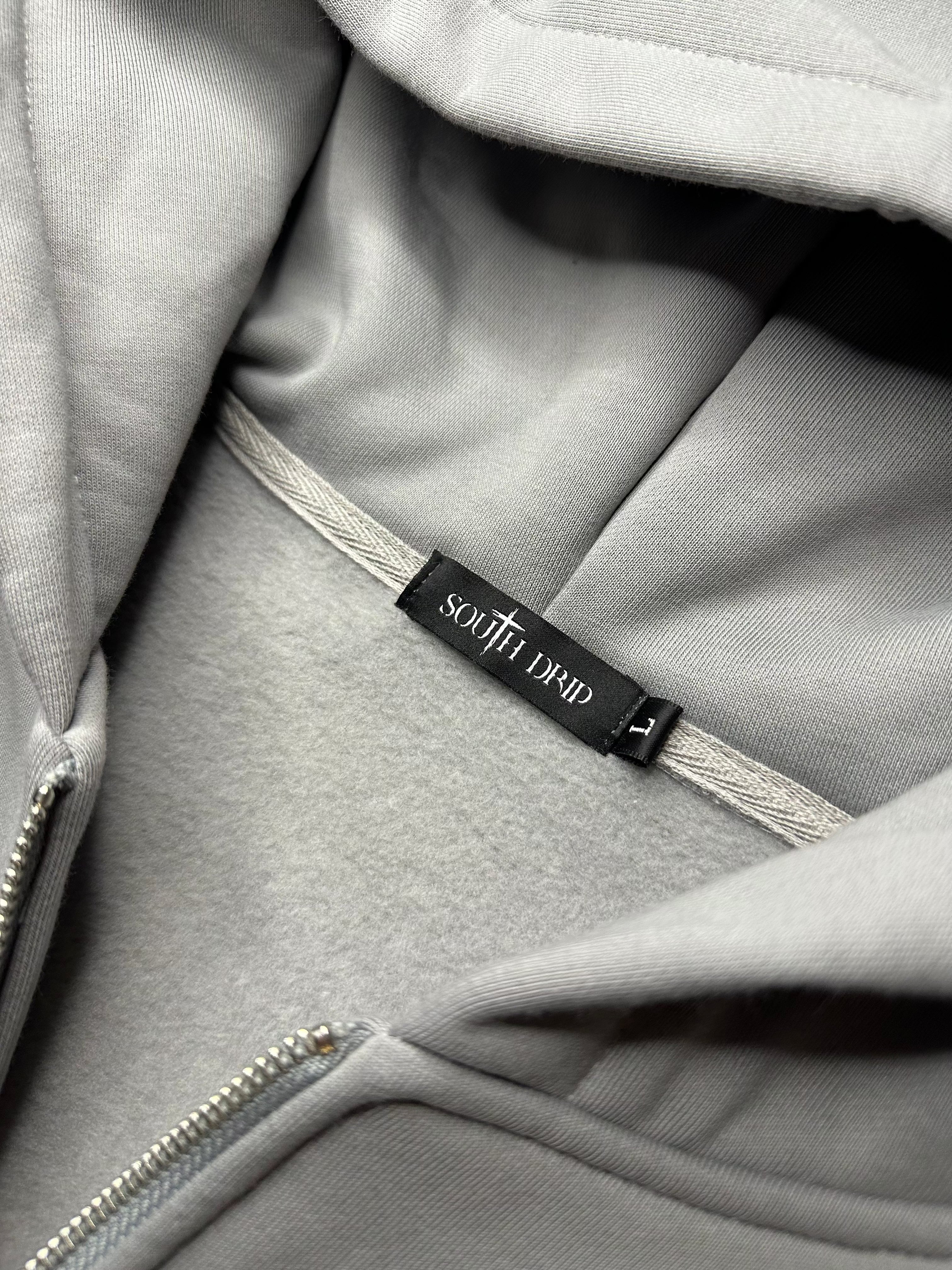 Hoodie Zippé "Jésus is King" SOUTH DRIP