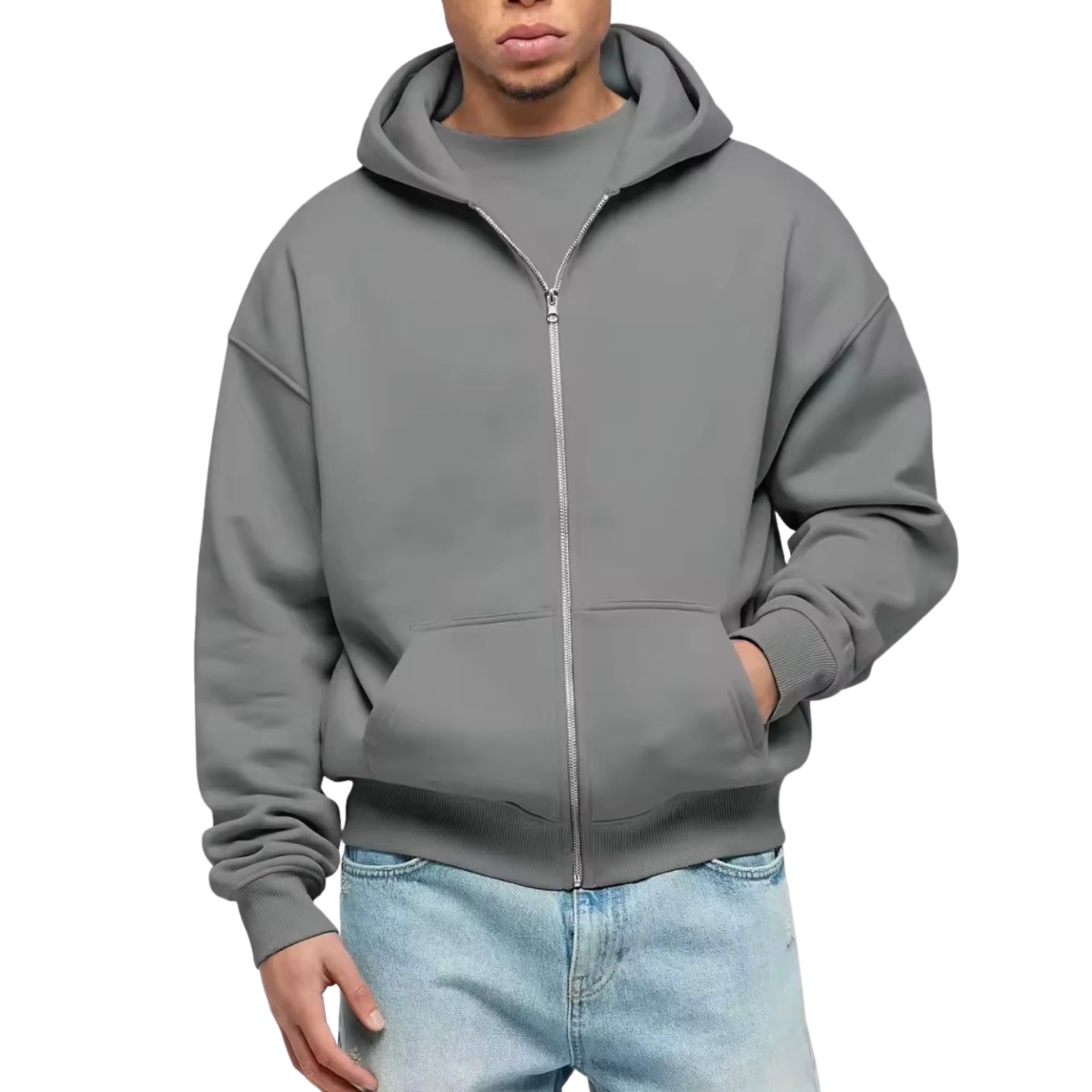 Hoodie Zippé "Jésus is King" SOUTH DRIP